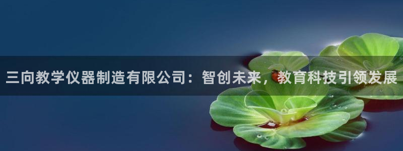 星欧娱乐招商81338：三向教学仪器制造有限公司：智创未来，