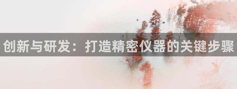 星欧娱乐app注册：创新与研发：打造精密仪器的关键步骤