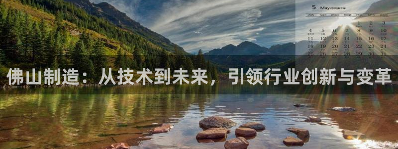 欧豪娱乐星天地采访：佛山制造：从技术到未来，引领行业创新与变
