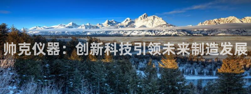 欧星娱乐的活动：帅克仪器：创新科技引领未来制造发展