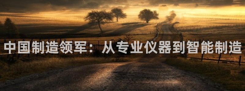 星欧娱乐登陆：中国制造领军：从专业仪器到智能制造