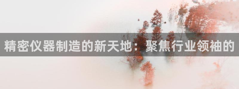 星欧娱乐联客服联系方式：精密仪器制造的新天地：聚焦行业领袖的